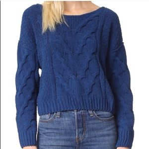 Free People Sticks and Stones sweater, NWT, Blue